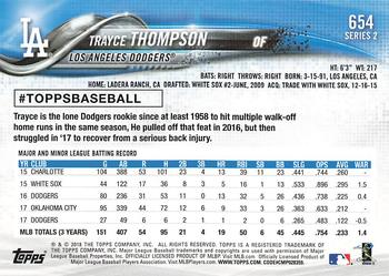 2018 Topps - All-Star Game #654 Trayce Thompson Back