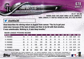 2018 Topps - All-Star Game #678 Chad Bettis Back