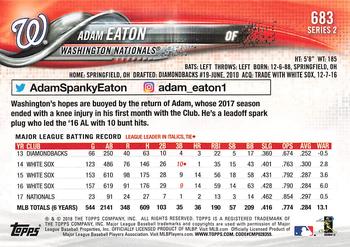 2018 Topps - All-Star Game #683 Adam Eaton Back