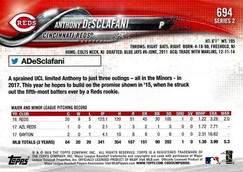 2018 Topps - All-Star Game #694 Anthony DeSclafani Back