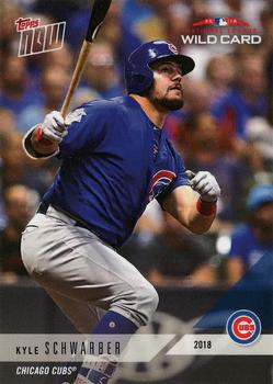 2018 Topps Now Postseason Chicago Cubs #PS-111 Kyle Schwarber Front