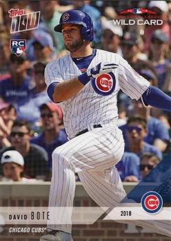 2018 Topps Now Postseason Chicago Cubs #PS-107 David Bote Front