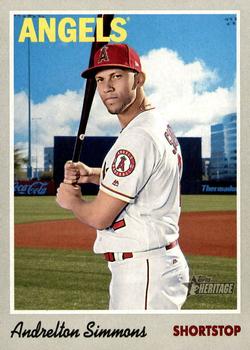 2019 Topps Heritage #29 Andrelton Simmons Front