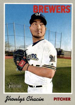 2019 Topps Heritage #31 Jhoulys Chacin Front