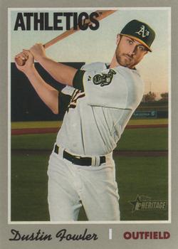 2019 Topps Heritage #140 Dustin Fowler Front