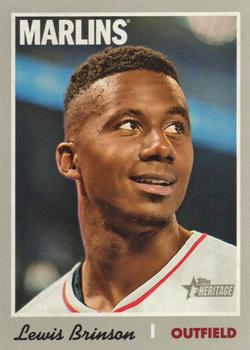 2019 Topps Heritage #261 Lewis Brinson Front