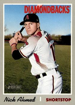 2019 Topps Heritage #280 Nick Ahmed Front