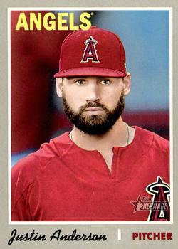 2019 Topps Heritage #294 Justin Anderson Front