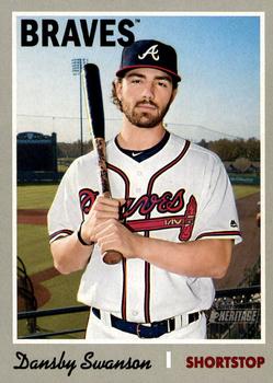 2019 Topps Heritage #316 Dansby Swanson Front