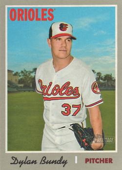 2019 Topps Heritage #319 Dylan Bundy Front