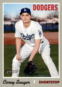 2019 Topps Heritage #341 Corey Seager Front