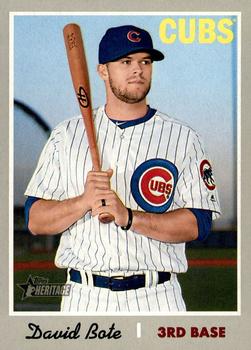 2019 Topps Heritage #347 David Bote Front