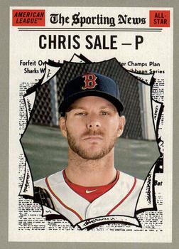 2019 Topps Heritage #350 Chris Sale Front