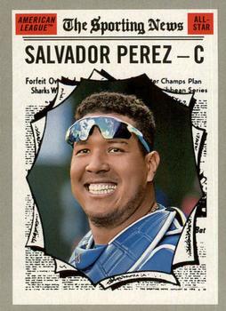 2019 Topps Heritage #351 Salvador Perez Front