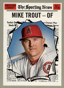 2019 Topps Heritage #357 Mike Trout Front