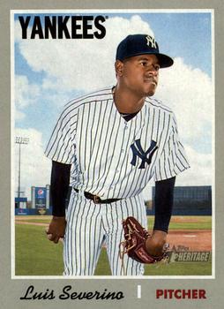 2019 Topps Heritage #416 Luis Severino Front