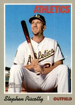 2019 Topps Heritage #434 Stephen Piscotty Front