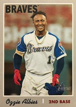 2019 Topps Heritage #436 Ozzie Albies Front