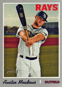 2019 Topps Heritage #537 Austin Meadows Front