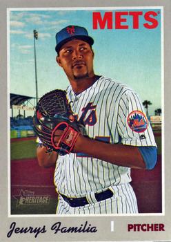 2019 Topps Heritage #559 Jeurys Familia Front