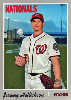 2019 Topps Heritage #619 Jeremy Hellickson Front