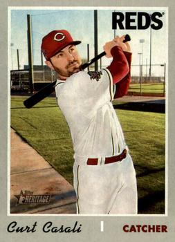 2019 Topps Heritage #642 Curt Casali Front