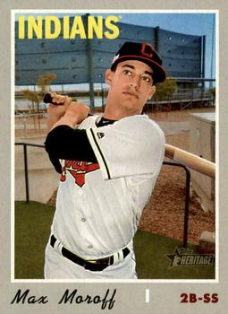 2019 Topps Heritage #671 Max Moroff Front