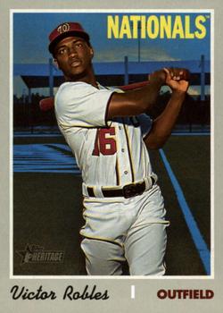 2019 Topps Heritage #701 Victor Robles Front