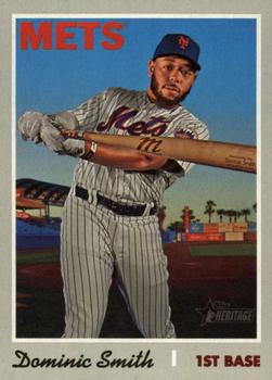 2019 Topps Heritage #707 Dominic Smith Front