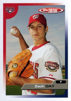2005 Topps Total #4 Zach Day Front