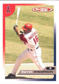 2005 Topps Total #5 Garret Anderson Front