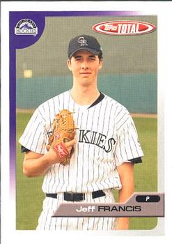 2005 Topps Total #86 Jeff Francis Front