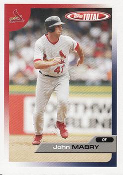 2005 Topps Total #303 John Mabry Front