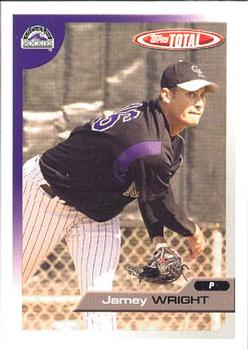 2005 Topps Total #444 Jamey Wright Front