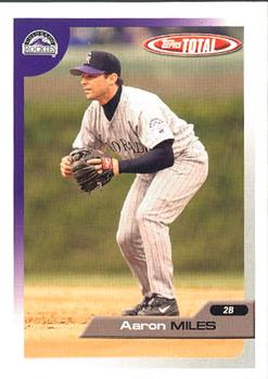 2005 Topps Total #468 Aaron Miles Front