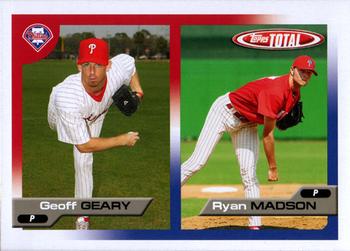 2005 Topps Total #602 Geoff Geary / Ryan Madson Front