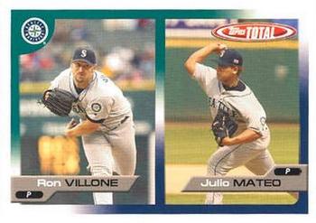 2005 Topps Total #656 Ron Villone / Julio Mateo Front
