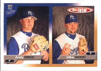 2005 Topps Total #664 Andy Sisco / Mike Wood Front
