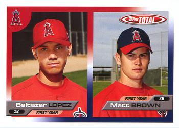 2005 Topps Total #721 Baltazar Lopez / Matt Brown Front
