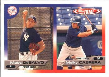2005 Topps Total #735 Matt DeSalvo / Melky Cabrera Front