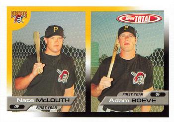 2005 Topps Total #742 Nate McLouth / Adam Boeve Front