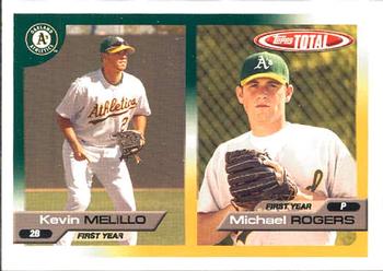 2005 Topps Total #743 Kevin Melillo / Michael Rogers Front