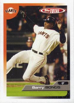 2005 Topps Total #500 Barry Bonds Front