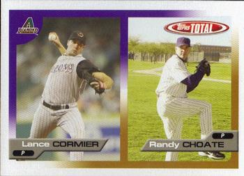 2005 Topps Total #607 Lance Cormier / Randy Choate Front