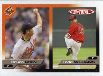 2005 Topps Total #616 Bruce Chen / Todd Williams Front