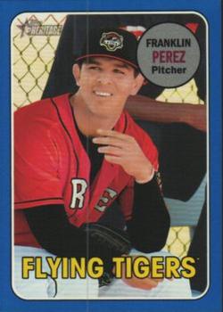 2018 Topps Heritage Minor League - Blue #6 Franklin Perez Front