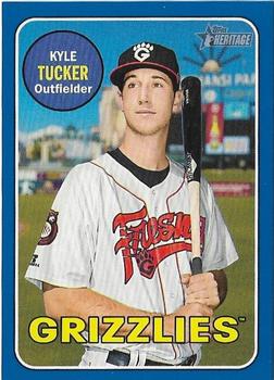 2018 Topps Heritage Minor League - Blue #11 Kyle Tucker Front