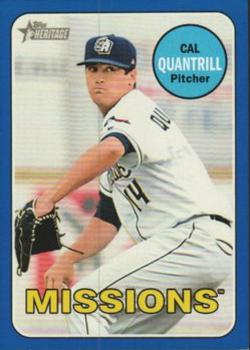2018 Topps Heritage Minor League - Blue #36 Cal Quantrill Front