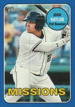 2018 Topps Heritage Minor League - Blue #61 Josh Naylor Front