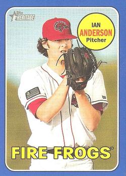 2018 Topps Heritage Minor League - Blue #68 Ian Anderson Front